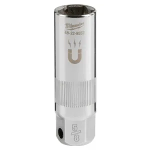 Milwaukee Tool 3/8" Drive 5/8" Magentic Spark Plug Socket