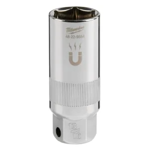 Milwaukee Tool 3/8" Drive 13/16" Magnetic Spark Plug Socket