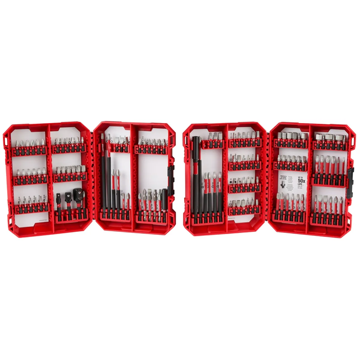Milwaukee Tool SHOCKWAVE Impact Duty Driver Bit Auto Set ‐ 124PC