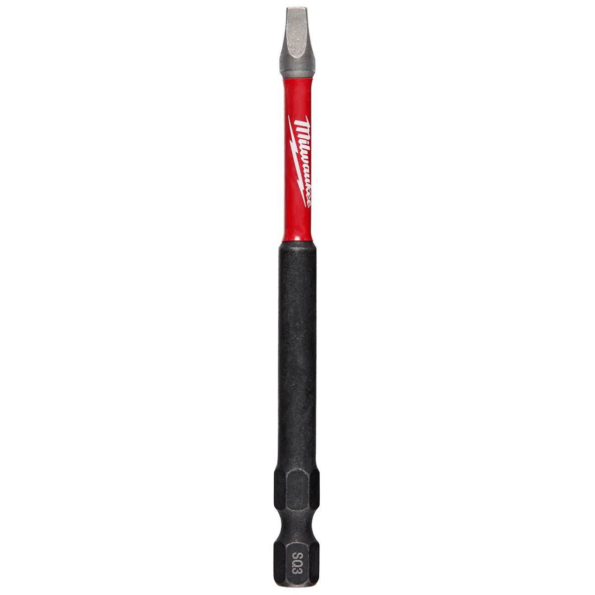 Milwaukee Tool SHOCKWAVE 3-1/2” Impact Square Recss #3 Power Bit