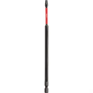 Milwaukee Tool SHOCKWAVE 6&rdquo; Impact Square Recess #2 Power Bits (Bulk 10)