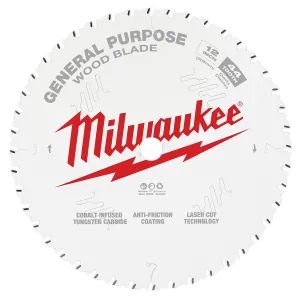 Milwaukee Tool 12" 44T General Purpose Circular Saw Blade