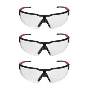 Milwaukee Tool 3PK Clear Anti-Scratch Glasses