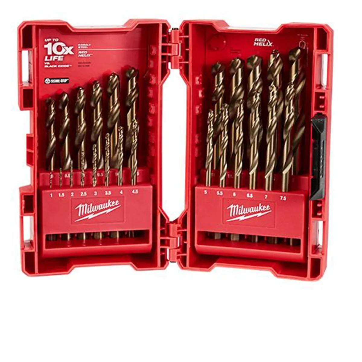 Milwaukee Tool RED HELIX Cobalt Metric Drill Bit Set ‐ 25PC