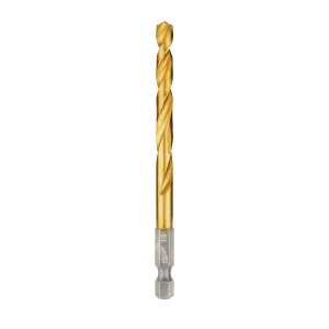 Milwaukee Tool 1/4" SHOCKWAVE RED HELIX Titanium Drill Bit