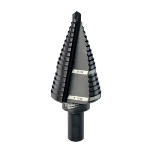 Milwaukee Tool #9 Step Drill Bit, 7/8" & 1-1/8"