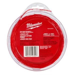 Milwaukee Tool .080"X150 FT. BRUSH GRASS LANDSCAPING TRIMMER LINE