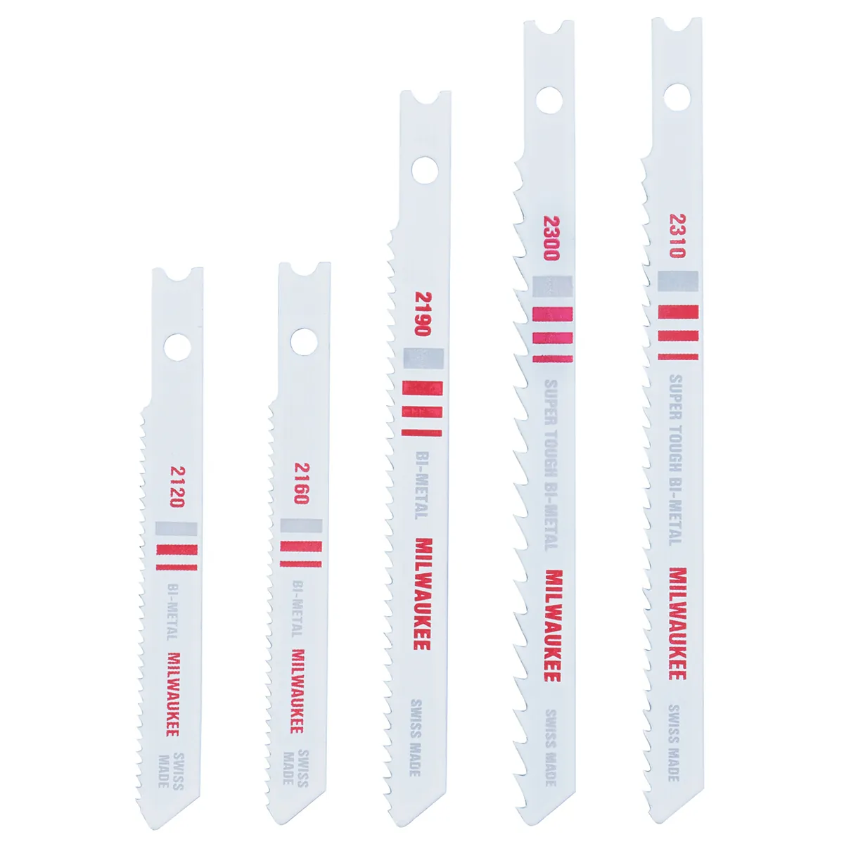 Milwaukee Tool U-Shank Wood and Metal Assortment (5 Pk)