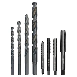 Milwaukee Tool 15PC SAE Tap and Die Set with Hex-LOK 2-in-1 Handle
