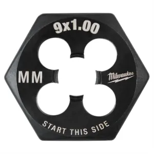 Milwaukee Tool M9-1.00 mm 1-Inch Hex Threading Die