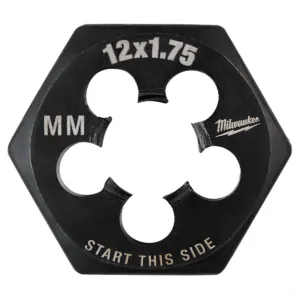 Milwaukee Tool M12-1.75 mm 1-Inch Hex Threading Die