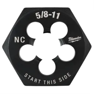Milwaukee Tool 5/8"-11 NC 1-7/16" Hex Threading Die