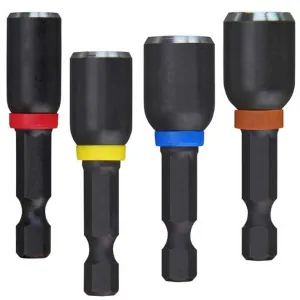 Milwaukee Tool SHOCKWAVE Impact Duty 1-7/8" Magnetic Nut Driver Set 4PC