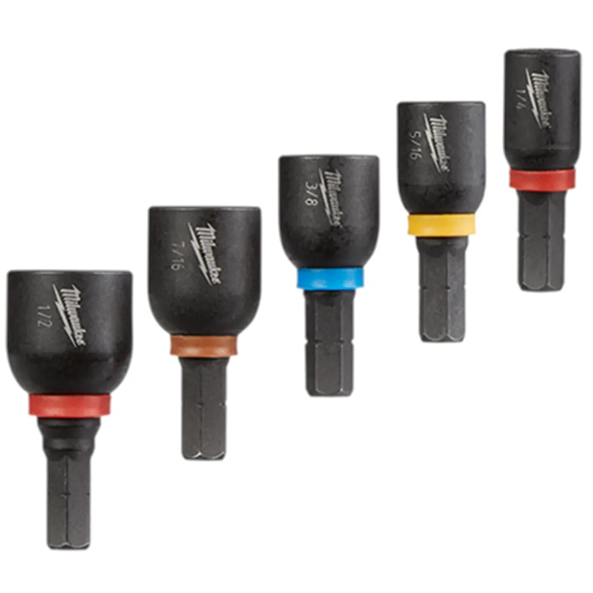 Milwaukee Tool SHOCKWAVE Impact Duty Insert Magnetic Nut Driver Set 5PC