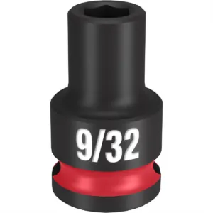 Milwaukee Tool SHOCKWAVE Impact Duty 3/8" Drive 9/32" Standard 6 Point Socket