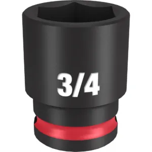 Milwaukee Tool SHOCKWAVE Impact Duty 3/8" Drive 3/4" Standard 6 Point Socket