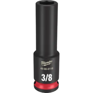 Milwaukee Tool SHOCKWAVE Impact Duty 3/8"Drive 3/8" Deep 6 Point Socket