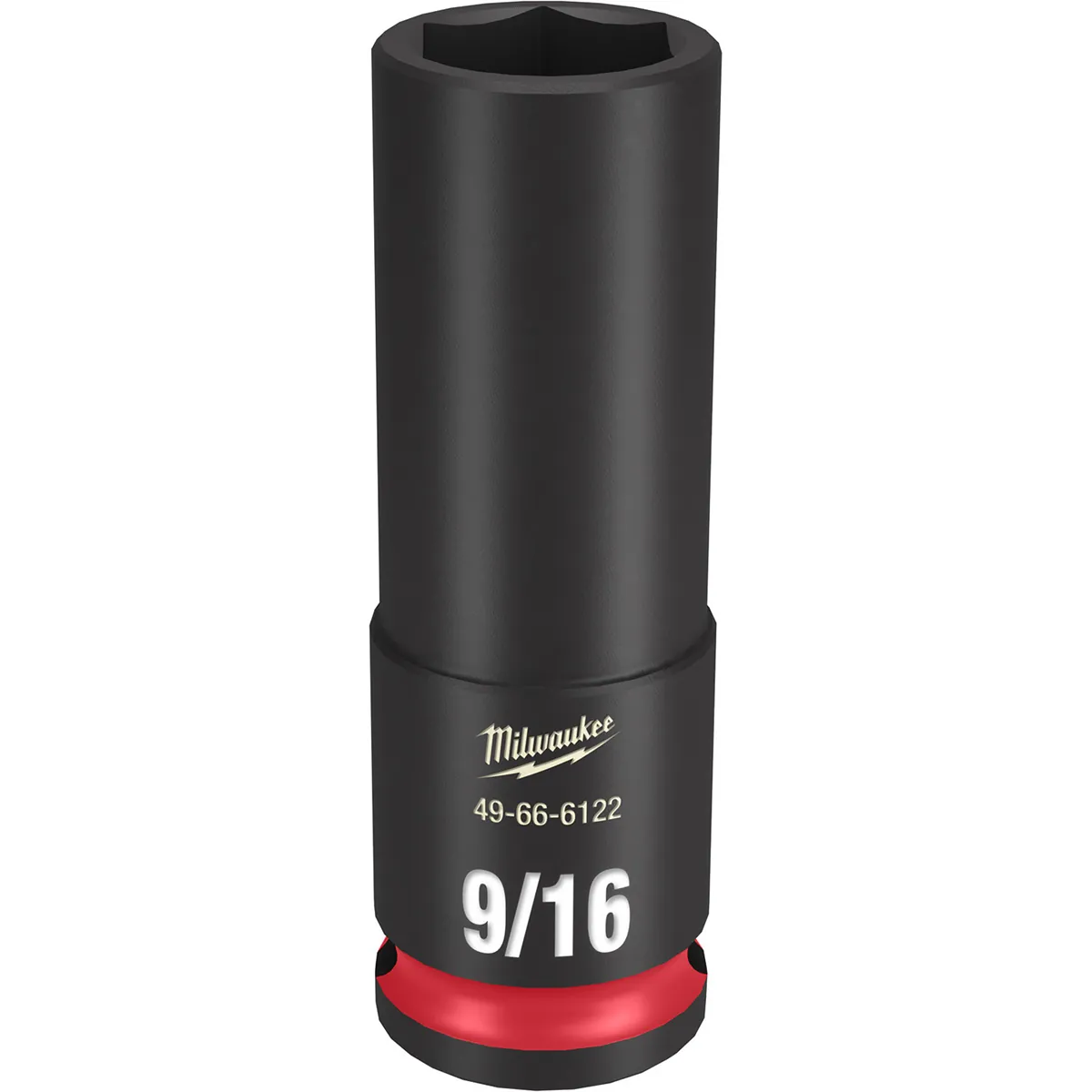 Milwaukee Tool SHOCKWAVE Impact Duty 3/8"Drive 9/16" Deep 6 Point Socket