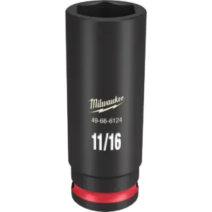 Milwaukee Tool SHOCKWAVE Impact Duty 3/8"Drive 11/16" Deep 6 Point Socket
