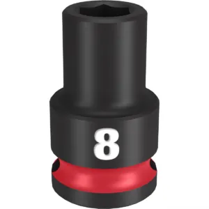 Milwaukee Tool SHOCKWAVE Impact Duty 3/8"Drive 8MM Standard 6 Point Socket