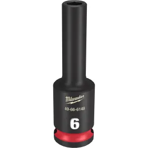 Milwaukee Tool SHOCKWAVE Impact Duty 3/8"Drive 6MM Deep 6 Point Socket