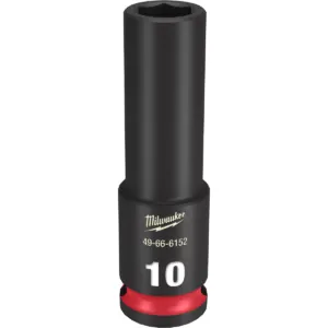 Milwaukee Tool SHOCKWAVE Impact Duty 3/8"Drive 10MM Deep 6 Point Socket