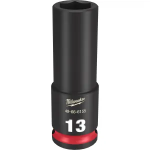 Milwaukee Tool SHOCKWAVE Impact Duty 3/8"Drive 13MM Deep 6 Point Socket