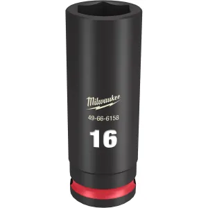 Milwaukee Tool SHOCKWAVE Impact Duty 3/8"Drive 14MM Deep 6 Point Socket