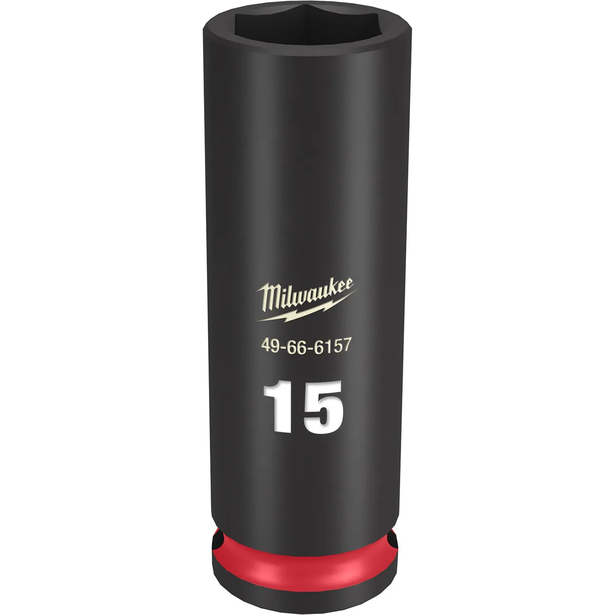 Milwaukee Tool SHOCKWAVE Impact Duty 3/8"Drive 15MM Deep 6 Point Socket