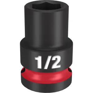 Milwaukee Tool SHOCKWAVE Impact Duty 1/2"Drive 1/2" Standard 6 Point Socket