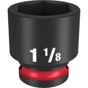 Milwaukee Tool SHOCKWAVE Impact Duty 1/2"Drive 1-1/8" Standard 6 Point Socket
