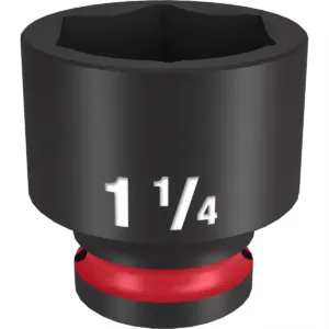 Milwaukee Tool SHOCKWAVE Impact Duty 1/2"Drive 1-1/4" Standard 6 Point Socket