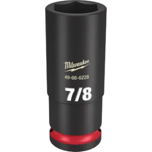 Milwaukee Tool SHOCKWAVE Impact Duty 1/2"Drive 7/8" Deep 6 Point Socket