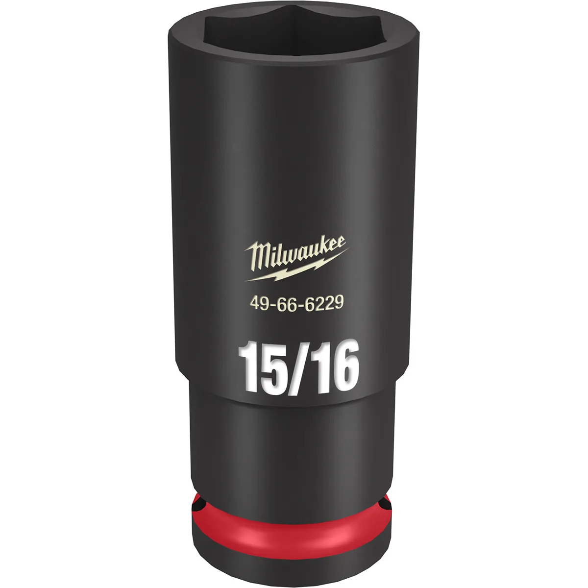 Milwaukee Tool SHOCKWAVE Impact Duty 1/2"Drive 15/16" Deep 6 Point Socket