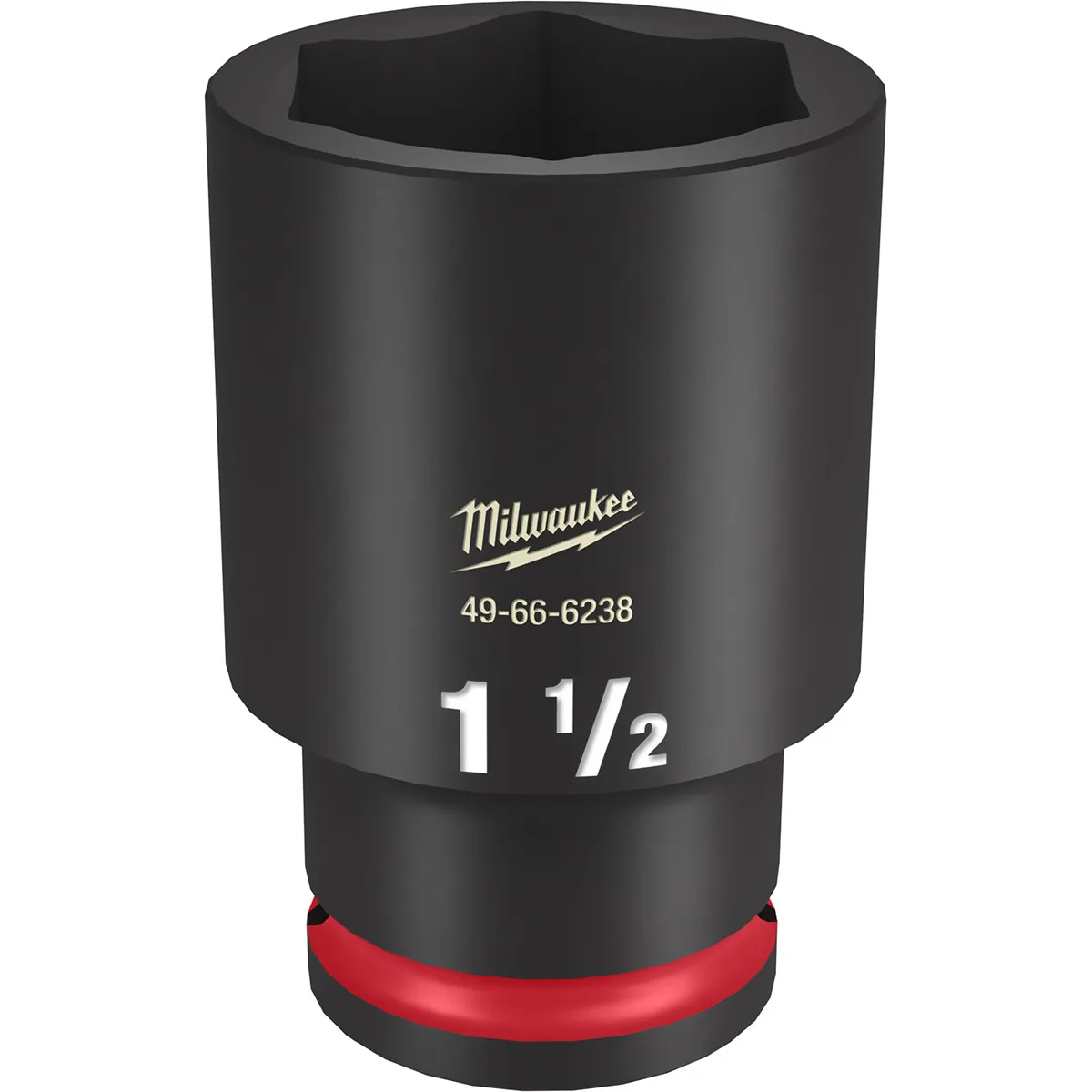 Milwaukee Tool SHOCKWAVE Impact Duty 1/2"Drive 1-1/2" Deep 6 Point Socket