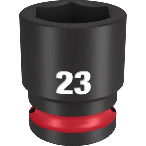Milwaukee Tool SHOCKWAVE Impact Duty 1/2"Drive 23MM Standard 6 Point Socket