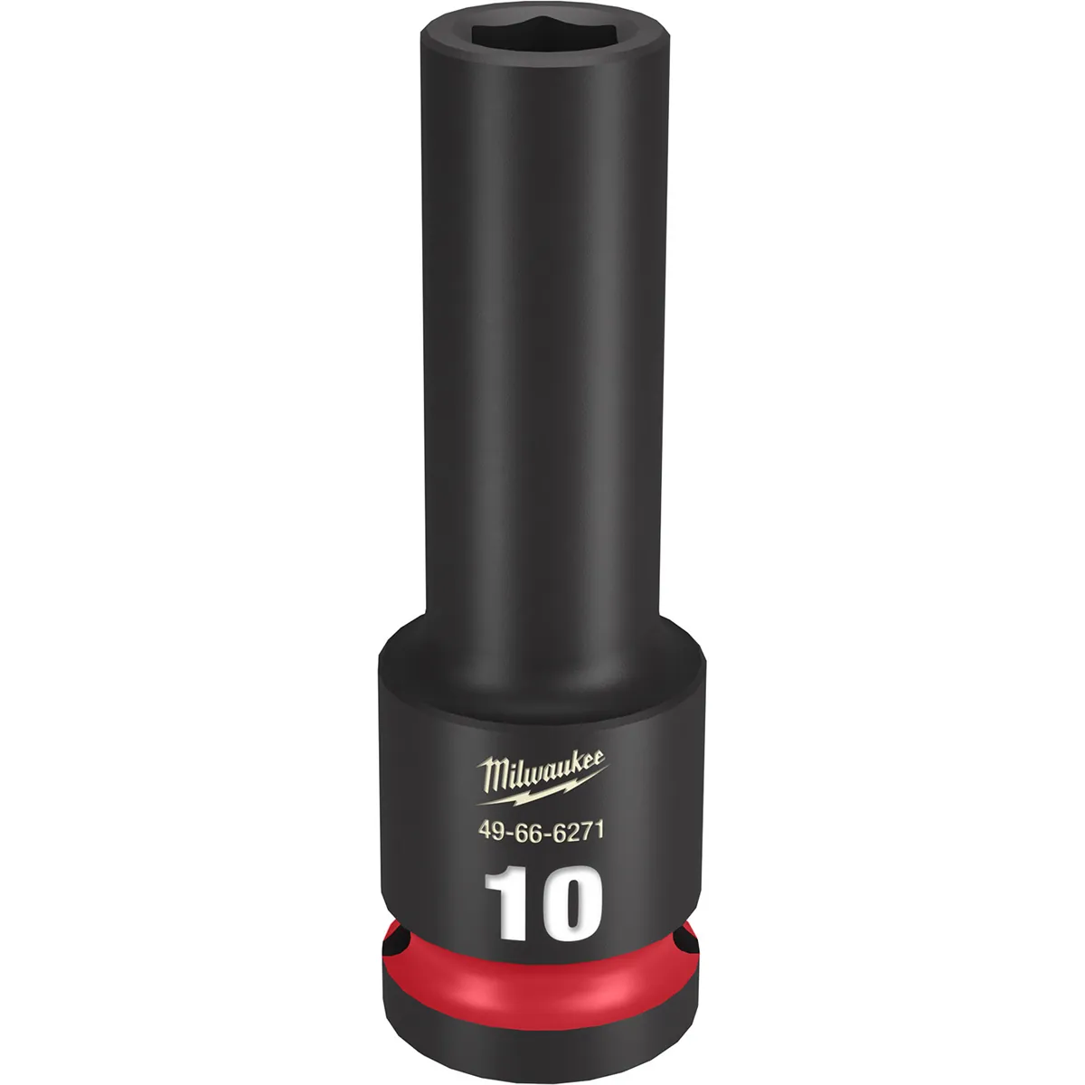 Milwaukee Tool SHOCKWAVE Impact Duty 1/2"Drive 10MM Deep 6 Point Socket