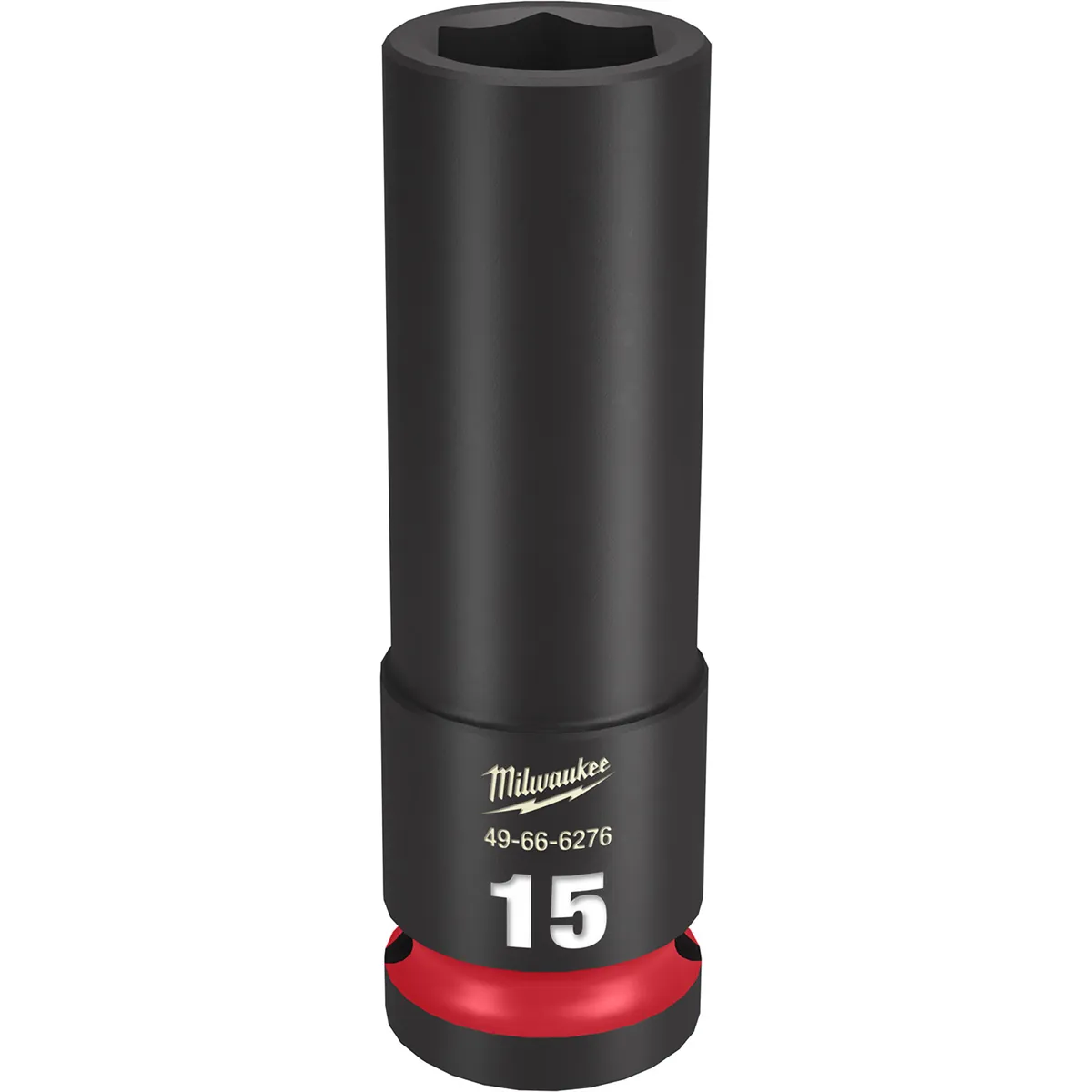 Milwaukee Tool SHOCKWAVE Impact Duty 1/2"Drive 15MM Deep 6 Point Socket