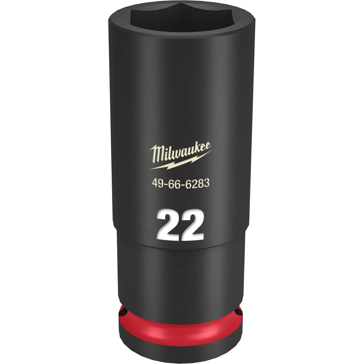 Milwaukee Tool SHOCKWAVE Impact Duty 1/2"Drive 22MM Deep 6 Point Socket
