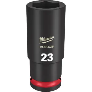 Milwaukee Tool SHOCKWAVE Impact Duty 1/2"Drive 23MM Deep 6 Point Socket