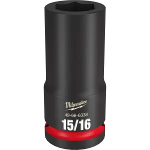 Milwaukee Tool SHOCKWAVE Impact Duty 3/4"Drive 15/16" Deep 6 Point Socket