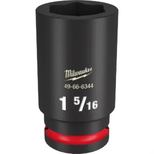 Milwaukee Tool SHOCKWAVE Impact Duty 3/4"Drive 1-5/16" Deep 6 Point Socket