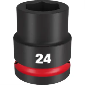 Milwaukee Tool SHOCKWAVE Impact Duty 3/4"Drive 24MM Standard 6 Point Socket