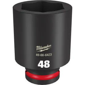 Milwaukee Tool SHOCKWAVE Impact Duty 3/4"Drive 48MM Deep 6 Point Socket
