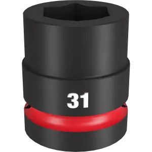 Milwaukee Tool SHOCKWAVE Impact Duty 1"Drive 31MM Standard 6 Point Socket