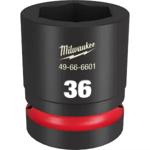 Milwaukee Tool SHOCKWAVE Impact Duty 1"Drive 36MM Standard 6 Point Socket