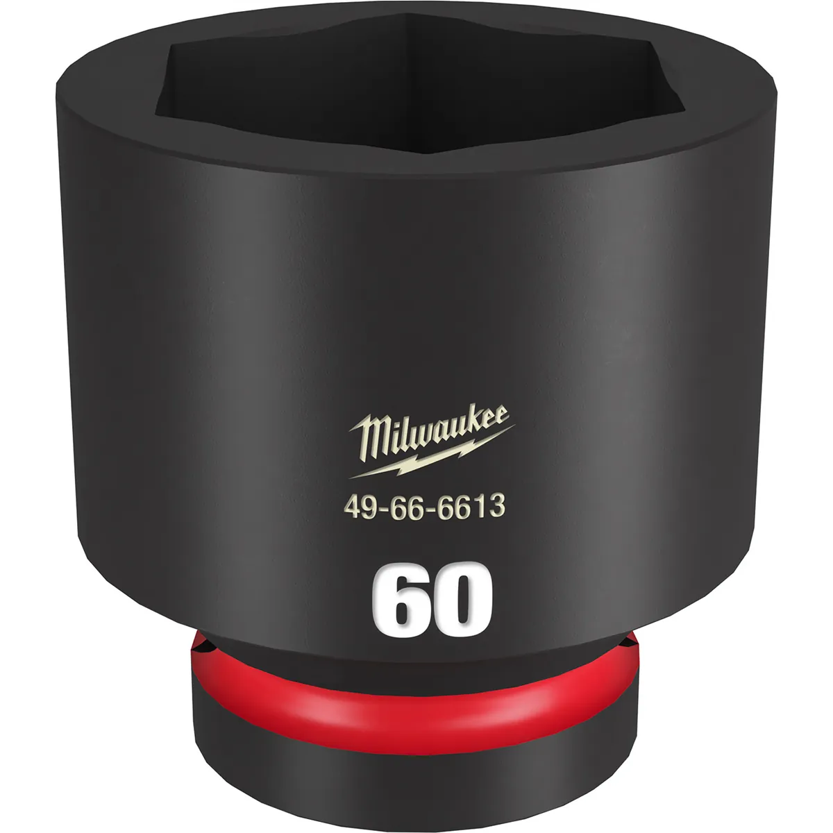 Milwaukee Tool SHOCKWAVE Impact Duty 1"Drive 60MM Standard 6 Point Socket