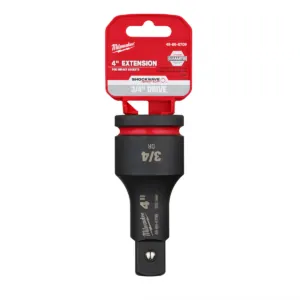 Milwaukee Tool SHOCKWAVE Impact Duty 3/4" Drive 4" Extension