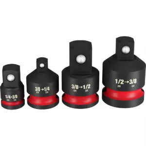Milwaukee Tool SHOCKWAVE Impact Duty 1/4"-1/2"Drive Adapter Set