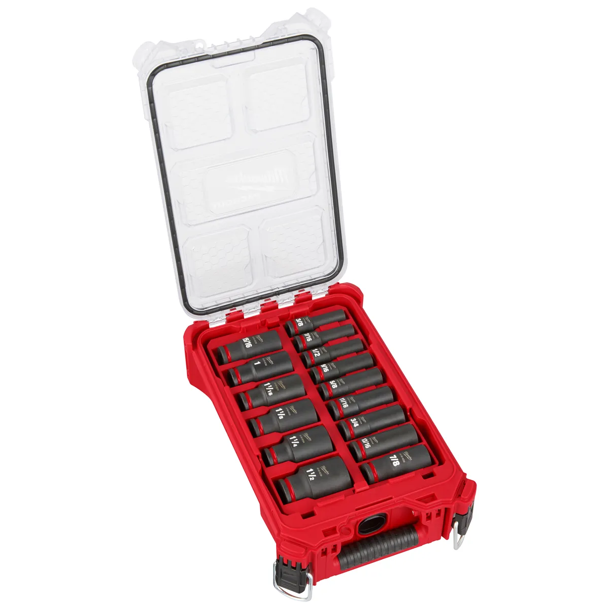 Milwaukee Tool SHOCKWAVE Impact Duty Socket 1/2” Dr 15PC SAE PACKOUT Set